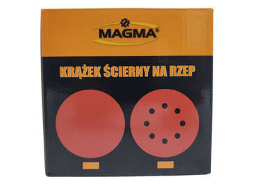 Krążki ścierne 150mm papier na rzep gr 24 z otworami 100szt ścierny krążek samoprzylepne zdjęcie nr 5