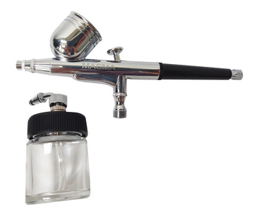 Aerograf 134S kompresor z butlą mini zestaw malarski TG134S TG-134S zdjęcie nr 11