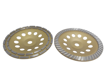 Zestaw tarcz diamentowych garnkowych 230 x 22,2 dwurzędowa i turbo DCWD / DCWT 230x22 segmentowa głowica do szlifowania betonu zdjęcie nr 6