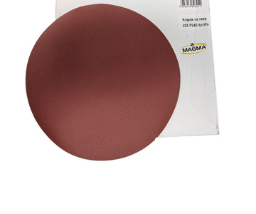 Krążki ścierne 225mm papier na rzep gr. 240 1 szt ścierny krążek samoprzylepne zdjęcie nr 4