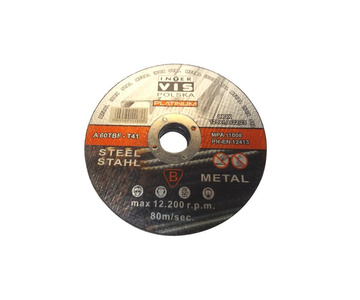 Tarcza tarcze do cięcia stali metalu 125x1,0 METAL Intervis Platinum IVMC12510 zdjęcie nr 6