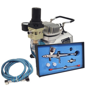 Zestaw malarski kompresor bez butli z aerografem AB180S AB-180S zdjęcie nr 2