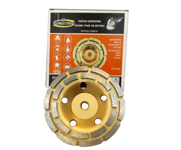 Tarcza diamentowa garnkowa 125xM14 dwurzędowa DCWD125M14 diament 5mm 125/M14 125 M14 Magma 125xM14 125M14 125 M14 podwójny segment zdjęcie nr 5