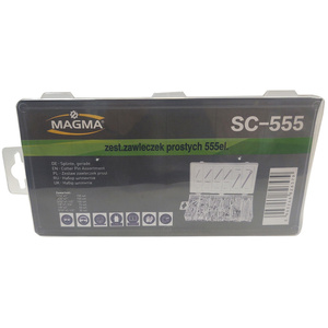 Zawleczki proste zestaw zawleczek 555 szt. komplet cotter pins SC-555 zdjęcie nr 10