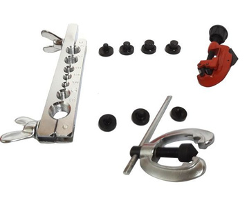 Zestaw wyciskania tłoczków hamulcowych 35 elementowy B10115A + zestaw do odpowietrzania hamulców + zarabiania przewodów hamulcowych 10el. zdjęcie nr 4