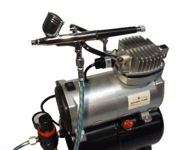 Aerograf TG130S z kompresorem zestaw modelarski 3L TG-130S zdjęcie nr 8