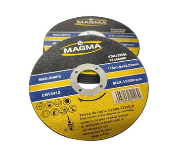 Tarcza do cięcia stali metalu 100 szt 115x1,0 tarcze Magma zdjęcie nr 4