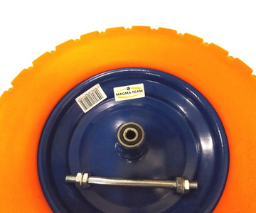 Koło do taczki wózka 4.80 / 4.00-8 pełne PU bezdętkowe zdjęcie nr 9