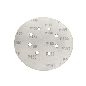 Krążki ścierne 180 mm papier na rzep gr. 150 z otworami 100 szt ścierny krążek samoprzylepne zdjęcie nr 8