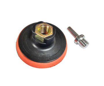 Dysk szlifierski na rzep 75 mm gwint m14 do szlifierki wiertarki z gąbką czepny backing backer pad disc rotoszlif  zdjęcie nr 1