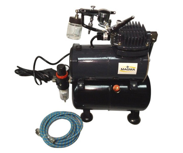 Zestaw do malowania kompresor do aerografów TC-80T z butlą 3l + aerograf TG-132 i TG-134 zdjęcie nr 6