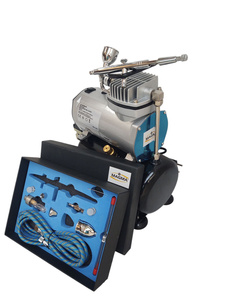 Aerograf AB-183K AB183K AB 183K + kompresor z butlą TC-20T zestaw pneumatyczny lakierniczy zdjęcie nr 30