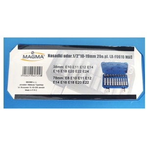 Klucze nasadowe TORX 20 ele 1/2 E8-E24 nasadki klucze nasadowe TORX krótkie długie zdjęcie nr 6