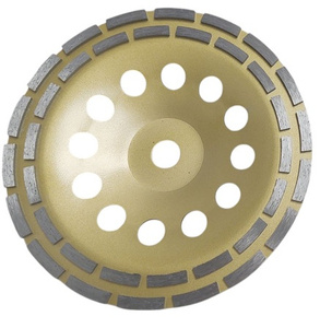 Tarcza diamentowa garnkowa MAGMA 230 x 22,2 segmentowa DCWD230 głowica do szlifowania betonu podwójny segment zdjęcie nr 2