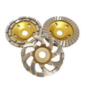 Zestaw tarcza diamentowa garnkowa MAGMA 125x22 segmentowa DCWD125 + tarcza diamentowa garnkowa MAGMA 125x22 turbo DCWT125  + tarcza garnkowa segmentowa 125mm MTO125P profesjonalna