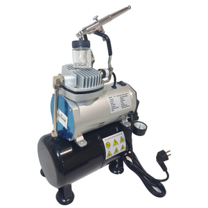 Aerograf 134K kompresor z butlą zestaw do malowania AB-134K zdjęcie nr 16