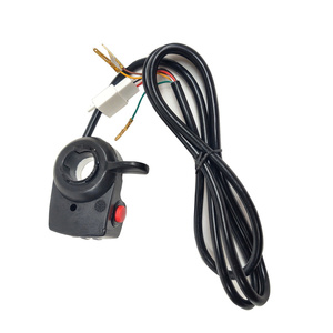 Rączka gazu kciukowa z kontrolkami z osłonką z diodami skuter elektryczny manetka diodowa 36V przyspieszenia zdjęcie nr 3