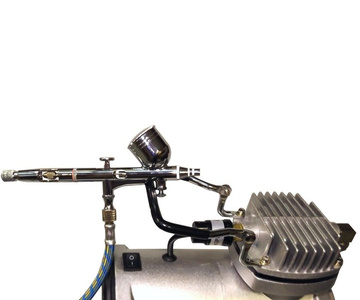 Kompresor do malowania z butlą 3l TC-20T z aerografem TG-203S zdjęcie nr 6