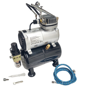 Zestaw do aerografii mini kompresor TC-20T aerograf AB-137 zdjęcie nr 2