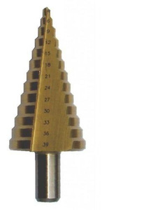 Wiertło stopniowe rozwiertak 4-39mm choinkowe stożkowe HSS zdjęcie nr 2
