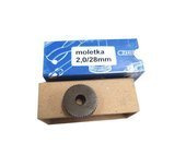 Radełko proste - moletka 28x8x8mm 2,0 mm Magma