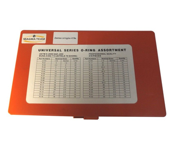 Oringi metryczne zestaw uszczelka oring 419 elementów 1090F 419 Rubber O Ring Oring Seal Plumbing Garage Set Kit 32 Sizes With Case 419pc 1090F zdjęcie nr 10
