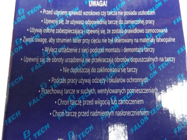 Tarcze lamelka 125 tarcza do szlifowania ściernica wachlarzowa listkowa listkowelamelowe FI 125 gr 60 FALONTECH do stali metalu FTGFD12560 zdjęcie nr 3