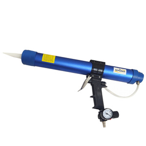 Pistolet wyciskacz pneumatyczny mas uszczelniania pneumatyczny FG14 + akcesoria zdjęcie nr 4