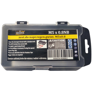 Zestaw do naprawy gwintów M5x0,8 MAGMA zdjęcie nr 3