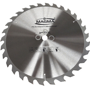 Piła tarcza tarcze do cięcia drewna 450 mm 30t z widią 450x32 mm x 30 zębów widiowa Magma 450x32x30t red 30 mm 25,4 mm 22,23 mm 20 mm 450x30 450x25,4 450x22,23 zdjęcie nr 1