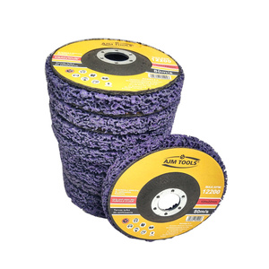 Tarcza tarcze do szlifowania metalu stali z włókniną fioletowa 125 dysk krążek do usuwania rdzy farby włosy murzyna BRICK METAL WOOD zdjęcie nr 6