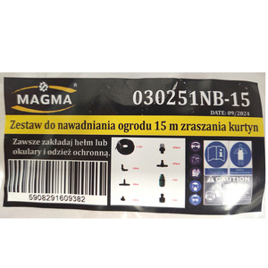 Zestaw do nawadniania ogrodu 15 m zraszania kurtyna zdjęcie nr 3