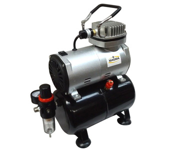 Aerograf z kompresorem 3L zestaw lakierniczy AB-180K AB180K AB 180K - 4 dysze zdjęcie nr 6