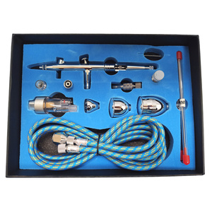 Aerograf AB-183K AB183K AB 183K bez logo + komprespr TC-20C zestaw pneumatyczny lakierniczy zdjęcie nr 6