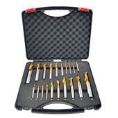 Zestaw Frezy do metalu HSS TiN z2/z4 3-20 mm 20 elementów