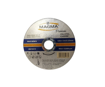 Tarcza do cięcia stali metalu Premium 125x1,0 tarcze MAGMA  tarcza do flexa flex zdjęcie nr 1