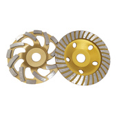 Zestaw tarcza diamentowa garnkowa MAGMA 125x22 turbo DCWT125 + tarcza garnkowa segmentowa 125mm MTO125P profesjonalna