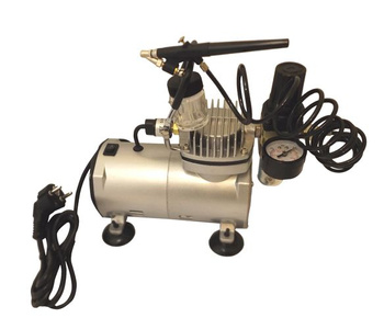 Kompresor mini aerograf AB138 AB 138 AB-138 0,3; 0,5; 0,8mm zestaw do malowania do aerografii sprężarka zdjęcie nr 5