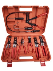 Szczypce z linką kleszcze do opasek przewodów zaciskowych taśmowych z długą linka  9el. 1252 1048B