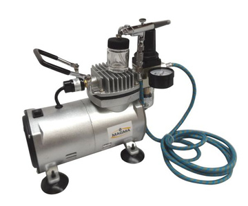 Aerograf 134S kompresor mini zestaw malarski TG134S TG-134S zdjęcie nr 3