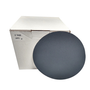 Krążki ścierne 125 mm papier na rzep do kamienia gr 400 P400 G400 10 szt ścierny krążek samoprzylepne  zdjęcie nr 1