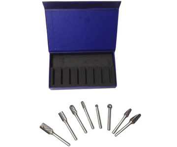 Mini szlifierka 1/4" pneumatyczna Kit AT7032BK trzpieniowa + 8 sztuk frezów HM widiowych do metalu zdjęcie nr 10