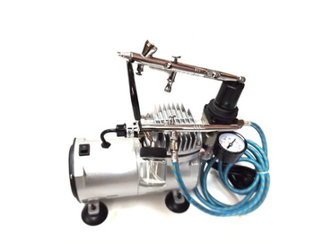 Aerograf TG-208K z kompresorem zestaw pistolety 2s zdjęcie nr 6