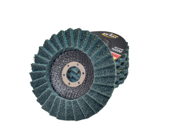 Tarcza lamelowa z włókniny 125 niebieska szlifowania polerowania włóknina lamelka listkowa zdjęcie nr 17