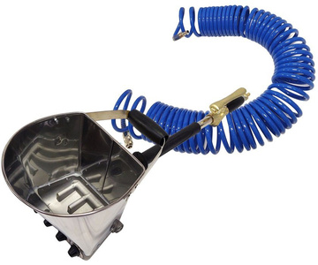 Tynkownica pneumatyczna do ścian z metalowymi dyszami model 011DA agregat + Waż do kompresora 15mb PE 8x12 węże pneumatyczne przewód spiralny 15mb zdjęcie nr 8