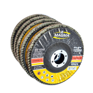Tarcza tarcze do metalu szlifowania lamelka listkowa 125mm gr40 P40 Magma Tarcza lamelkowa Elektrokorund płytkowa płytkowe 80 listków zdjęcie nr 6