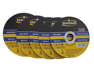 Tarcza do cięcia stali metalu 125x1,6 tarcze Magma zdjęcie nr 8