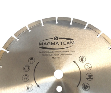 Tarcza diamentowa 300x20mm MAGMA do cięcia betonu, piaskowca MSC300 300x20 MSC 300x20 300 x 20 300x20mm zdjęcie nr 9