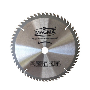 Piła tarcza tarcze do cięcia drewna 200mm 60T z widią 200x20 / 16 mm x 60 zębów widiowa Magma 200x20x60t zdjęcie nr 3