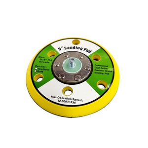 Tarcza dysk do szlifierki na rzep 125mm 6 dziur 5" 5/16" sanding pad zdjęcie nr 4